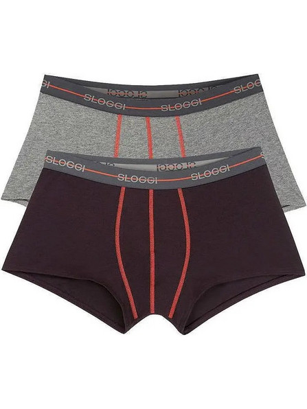 Sloggi Ανδρικά Μποξεράκια Σετ 2Pack 10055546-V012
