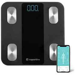 Insportline Syncale 20 Smart Ζυγαριά με Λιπομέτρηση & Bluetooth IN-30430