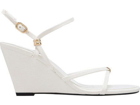 Nine West DEVVA3 Καλοκαιρινές Γυναικείες Πλατφόρμες Χαμηλές Λευκές 14-140