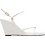 Nine West DEVVA3 Καλοκαιρινές Γυναικείες Πλατφόρμες Χαμηλές Λευκές 14-140