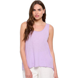 Funky Buddha Γυναικείο Καλοκαιρινό Top Βαμβακερό Λιλά FBL007-400-04