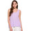 Funky Buddha Γυναικείο Καλοκαιρινό Top Βαμβακερό Λιλά FBL007-400-04