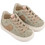 Babywalker Βαπτιστικά Sneakers για Αγόρι Δερμάτινα Ανατομικά Μπεζ Πράσινο Mint EXC8002