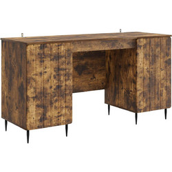 vidaXL Γραφείο Υπολογιστή Ξύλινο 142.5x50x75cm 3414590
