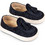 Babywalker Βαπτιστικά Loafers για Αγόρι Δερμάτινα Ανατομικά Navy Μπλε EXC5276