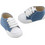 Everkid Βαπτιστικά Sneakers Αγκαλιάς για Αγόρι Δερμάτινα Λευκά Μπλε A606M