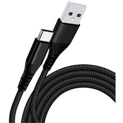 Jes IETUC-T Braided USB-A to USB-C 1m Black