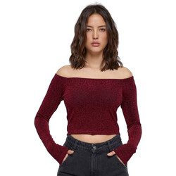 Urban Classics Γυναικείο Χειμερινό Crop Top Μπορντό TB6125-00606