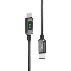 XO NB-Q203B Braided USB-C to USB-C 60W 1m Black