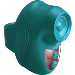 Kisscool Silicone Tapping Finger Vibrator Green