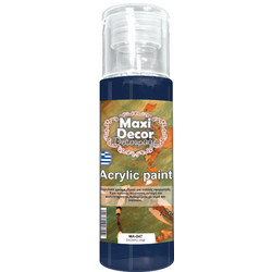 Maxi Decor 047 Dark Blue Ακρυλικό Χρώμα Ζωγραφικής 130ml
