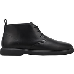 Geox EC17 Ανδρικά Μποτάκια Suede Μαύρα U56LAD00043C9999