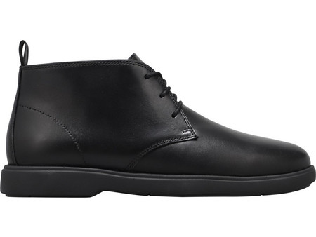 Geox EC17 Ανδρικά Μποτάκια Suede Μαύρα U56LAD00043C9999