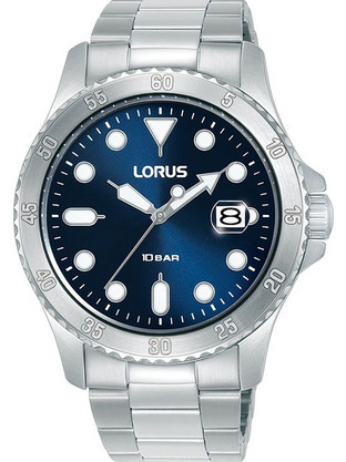 Lorus Ανδρικό Ρολόι με Ασημί Μεταλλικό Μπρασελέ RS967DX9