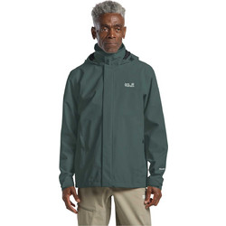 Jack Wolfskin Αθλητικό Ανδρικό Μπουφάν Χειμωνιάτικο Puffer Αδιάβροχο Χακί A63903-E0271