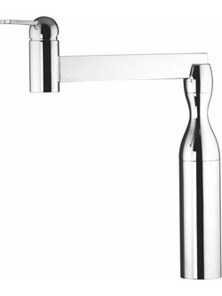 Macart Pin 7010 Μπαταρία Κουζίνας Πάγκου Διπλής Παροχής Ανάμεικτη Inox
