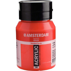 Royal Talens Amsterdam 396 Naphthol Red Medium Ακρυλικό Χρώμα Ζωγραφικής 500ml