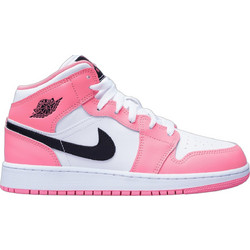 Jordan Air Jordan 1 Παιδικά Sneakers Μποτάκια Ροζ DQ8423-602
