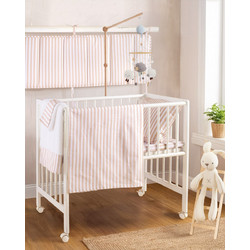Rythmos Eloise Βρεφικό Πάπλωμα Κούνιας 150x110cm Ροζ