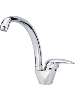 Interflex Intermix 082527 Μπαταρία Κουζίνας Πάγκου Διπλής Παροχής Ανάμεικτη Inox