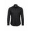 Boston Ανδρικό Πουκάμισο Βαμβακερό Μακρυμάνικο Slim Fit Μαύρο 9001.20