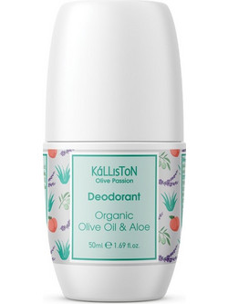 Kalliston Organic Olive Oil & Aloe Φυσικό Αποσμητικό Roll On 24h 50ml
