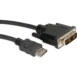Roline Καλώδιο HDMI Male to DVI-D Male 3m Black 11.04.5532