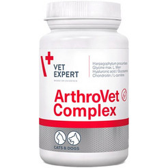 VetExpert ArthroVet Complex Συμπλήρωμα Διατροφής Σκύλου & Γάτας για Αρθρώσεις 90 Κάψουλες