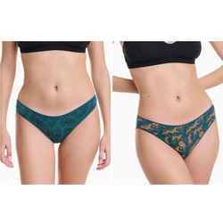 Walk Γυναικεία Slip Κυπαρισσί 2Pack W2012-84