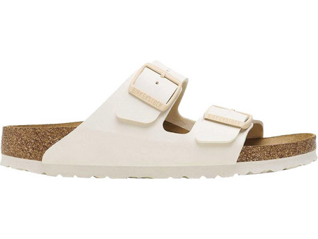 Birkenstock Arizona Δερμάτινα Γυναικεία Σανδάλια Ανατομικά Μπεζ 1027339