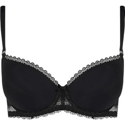 Esotiq Kassidy Σουτιέν Balconette Push Up με Μπανέλα Μαύρο 23973