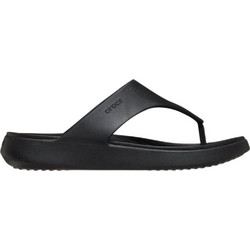 Crocs Getaway Triangle Γυναικείες Σαγιονάρες Αντιολισθητικές Μαύρες 212018-001