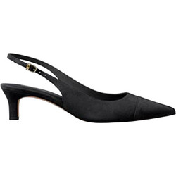 Michael Kors Γόβες Suede Slingback με Τακούνι Στιλέτο Μαύρες 40T6AMMP1S-001