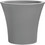 Plastona City 25 Γλάστρα Στρογγυλή Πλαστική Γκρι 25x22cm 021.110051