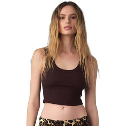 Sugarfree Γυναικείο Καλοκαιρινό Crop Top Ριπ Σοκολατί 25818146