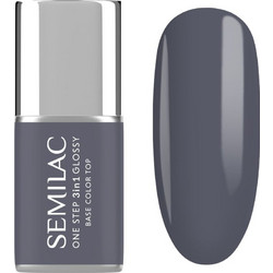 Semilac One Step 3 in 1 185 Stone Grey Ημιμόνιμο Βερνίκι Νυχιών 7ml