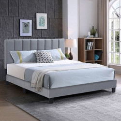 Woodwell Allegro Κρεβάτι Διπλό Υφασμάτινο 150x200cm Ε8804,21
