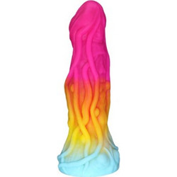 Guilty Toys Fantasy Alien Dildo με Βεντούζα 20.3cm Πολύχρωμο