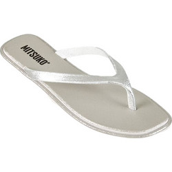 Mitsuko Γυναικείες Σαγιονάρες Ασημί SA65945W-SIL