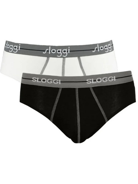 Sloggi Start Ανδρικά Σλιπ Βαμβακερά 2Pack 10206949-M014