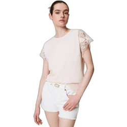 TWINSET Γυναικείο Καλοκαιρινό Top Nude 251TP229012294
