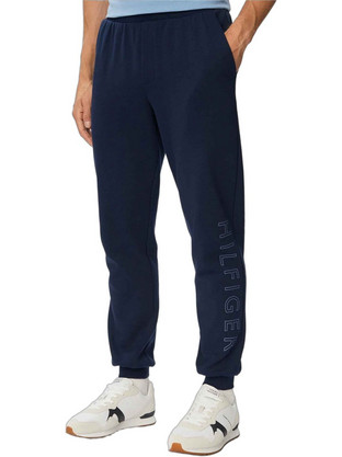 Tommy Hilfiger Ανδρικό Παντελόνι Φόρμας με Λάστιχο Navy Μπλε MW0MW43445-DCC