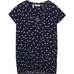 Tom Tailor Γυναικείο Καλοκαιρινό Top Navy Μπλε 1035245-34749