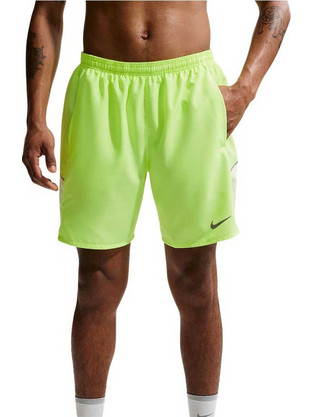 Nike Miler 7'' Αθλητικό Ανδρικό Σορτς Lime BRIEF-LINED