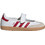 Adidas Samba Jane Παιδικές Μπαλαρίνες Πάνινες με Σκρατς Λευκές Μπορντό KJ2658