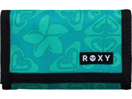 Roxy Μεγάλο Υφασμάτινο Γυναικείο Πορτοφόλι με Velcro Τιρκουάζ ERJAA04401-GHM7