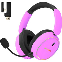 Hator Phoenix 2 Ασύρματο Gaming Headset Over Ear Pink