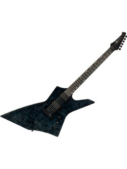 Spira Guitars X-500 Ηλεκτρική Κιθάρα Explorer με Μαγνήτες HH & Ταστιέρα Ebony Trans Black
