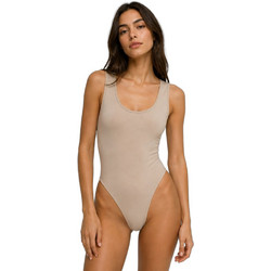 Walk Αμάνικα Γυναικεία Κορμάκια Slip Εκρού W2221-01