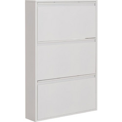 HomeMarkt Παπουτσοθήκη Μεταλλική Stark Λευκή M71xΠ15xΥ103cm HM6633.02